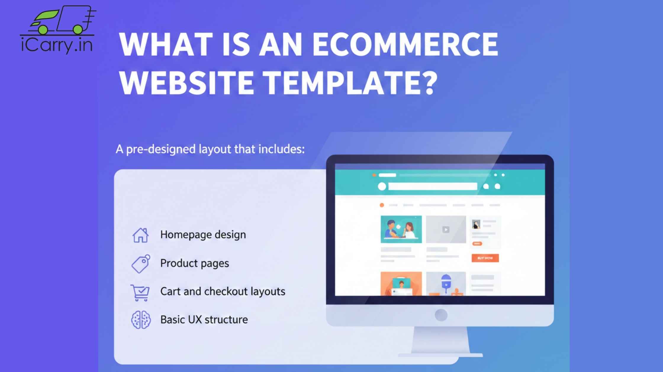 ecommerce website template